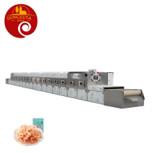 Sachet Packaging Dried Shredded Squid Shrimp Microwave Drying Machine